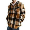 thumbnail image 3 of Dovford Mens Flannel Shirts Long Sleeve Flannel Shirt for Men Casual Button Down Brushed 100% Cotton Shirt, 3 of 4