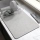 thumbnail image 1 of Tapete Para Secar Platos, Tapete De Secado Absorbente Para Encimera De Cocina, Respaldo De Goma Que Oculta Las Manchas Debajo Del Mantel Individual (Gris), 1 of 4