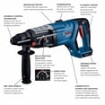 thumbnail image 2 of Martillo perforador Bosch GBH18V-28DCN 18V sin escobillas 2.6J, 2 of 9