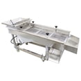 thumbnail image 4 of Linear Vibrating Screen with 4mm Mesh Screen Round Hole Single Sieve Electric Material Screen 220V, 4 of 10