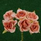 thumbnail image 4 of 60Flor artificial para ramo de novia Ramillete de muñeca Boda de bricolaje Marrón claro , Marrón Zulema Flores de boda, 4 of 7