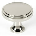 thumbnail image 3 of Alno A980-14 Royale 1-1/4" Solid Brass Stepped Round Mushroom Cabinet Knob / Drawer Knob -, 3 of 7