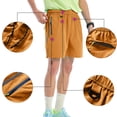 thumbnail image 1 of Ceisia Men's Slim Lightweight Quick-dry Gift Casual Shorts Breathable Contrast Zipper Pockets Multi-Color, 1 of 7