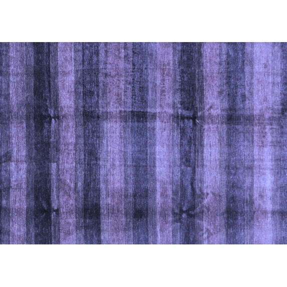Ahgly Company Indoor Rectangle Abstract Blue Modern Area Rugs, 6' x 9'