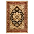 thumbnail image 2 of SAFAVIEH Lyndhurst Miranda Floral Area Rug, Black/Red, 6' x 9', 2 of 4