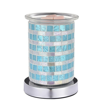 

Touching Switch Natural Sources Stunning Electric Wax Melt Burners Thickened Glass Aromatherapy Lamp Night Light Aromatherapy Lamp for Holiday Gift Bedroom Bedside