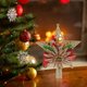 thumbnail image 2 of Adorno de estrella de cinco puntas para la punta del árbol de Navidad., 2 of 8