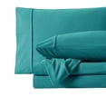 thumbnail image 5 of Sábanas de franela Sweet Home Collection, gemelas, color verde azulado, 5 of 5