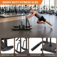thumbnail image 1 of Kojooin Weight Sled, Heavy Duty Workout Fitness Sled with Adjustable Handle, Push Pull Training Sled for Strength and Speed Work, 1 of 8