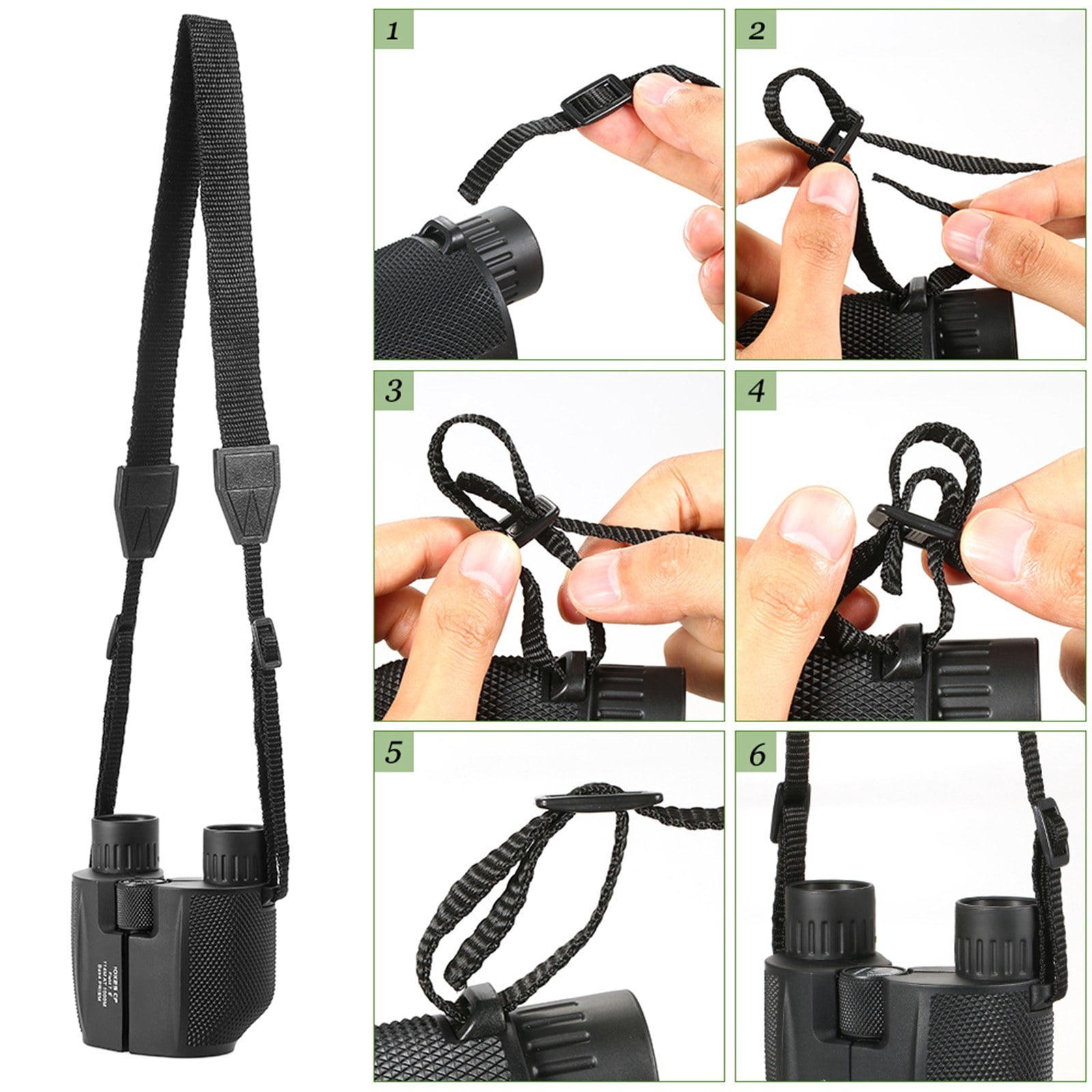 10X Compact High Power Binoculars for Outdoor Activities