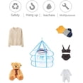 thumbnail image 5 of 3-Tier Mesh Clothes Hanging Dryer, Foldable Sweater Drying Rack, 5 of 8
