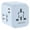 Blue, variant on EPICKA Universal Travel Adapter, PD 35W International Plug Adapter with Dual AC Outlet, Wall Charger 2 USB-C & 3 USB-A(TA-205, White)