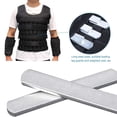 thumbnail image 4 of Yuarrent 5 placas de acero plateadas duraderas y fiables para chaleco pesado, rutina de entrenamiento segura Ropa Deportiva, Zapatos, 4 of 6