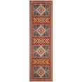 thumbnail image 5 of Safavieh  Classic Vintage Boho Gwen Oriental Cotton Rug Slate/Mustard 4' x 6' 4' x 6' Indoor Living Room, Bedroom Yellow Rectangle, 5 of 8