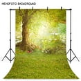thumbnail image 3 of Spring Photography Backdrop Easter Woodland Big Tree Meadow Grass White Flower Fairy Tale Photo Studio Booth Background, 3 of 8