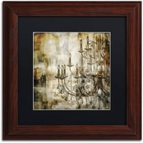 Trademark Fine Art "Lumi?res II" Canvas Art by Color Bakery Black Matte, Wood Frame