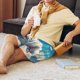 thumbnail image 5 of Fotbe Starry Sky Cloud Bulldog Pantalones Cortos de Pijama para Hombre, Ropa de Dormir, Pantalones de Pijama Cortos para Hombre-X-Large, 5 of 6
