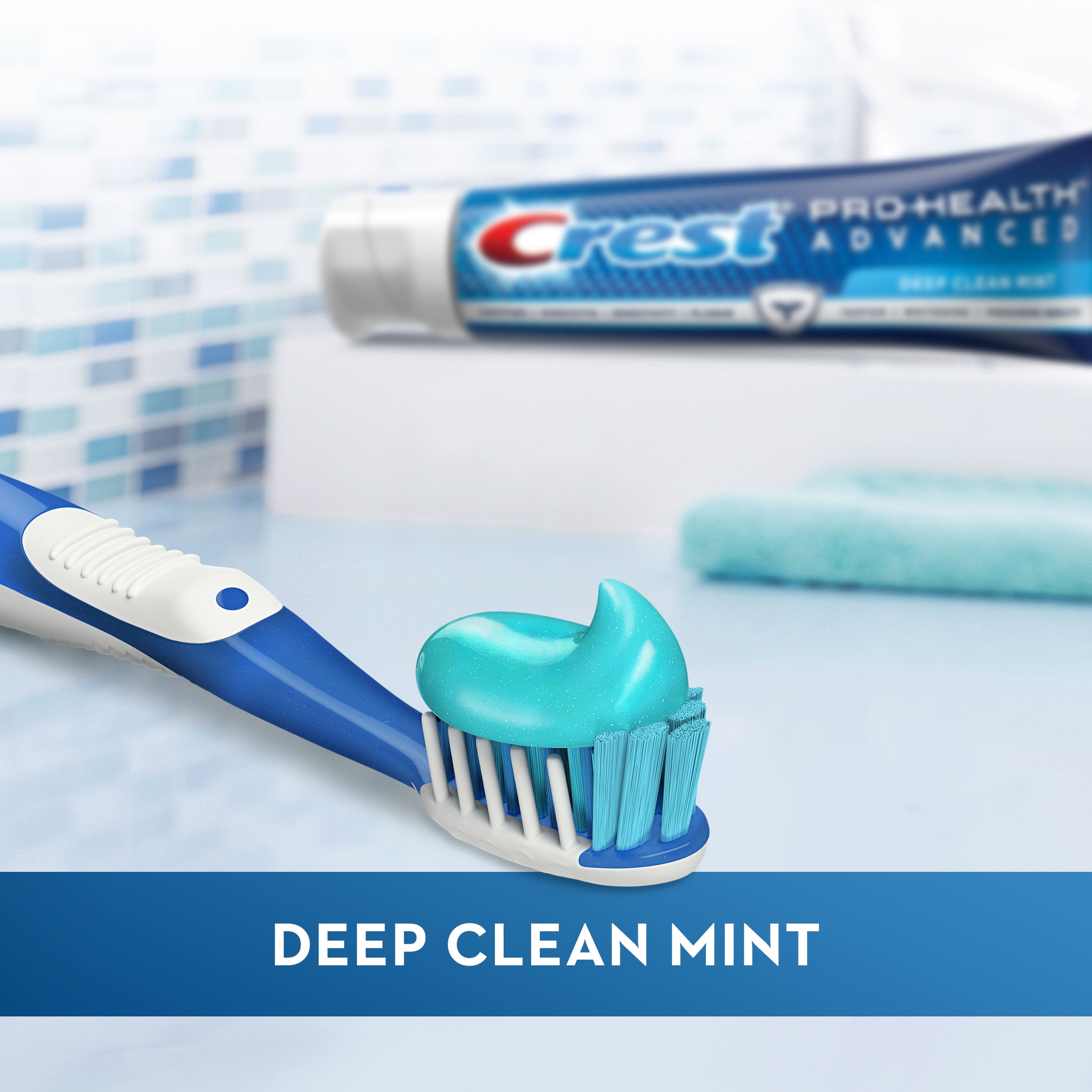 (3 pack) Crest Pro Health Advanced Deep Clean Toothpaste, Mint, 5.1 oz, 3 Pack