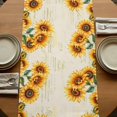 thumbnail image 5 of Table Runners 72 Inches Long Dress Scarves, Yellow Sunflowers Farmhouse Kitchen Table Runner, Coffee Tablerunners, Farmhouse Rustic Botanical Floral Plants 16x72 Inch, 5 of 9