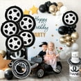 thumbnail image 4 of Neasyth Race Car Balloons Birthday Party Supplies Wheel Tire Checkered Balloon Birthday Decorations for Boys, 4 of 8