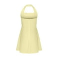 thumbnail image 5 of TMOYZQ Womens Summer Dresses Halter Neck Bodysuit Mini Dress Casual Sleeveless Dresses Backless A-line Cocktail Dress, 5 of 9