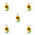 thumbnail image 1 of Moyic Impresiones de flores de girasol de acuarela, carteles de núcleo de lona impermeables, coleccionables de arte de pared para sala de estar, flor Type2 NO2 Moyic CBP272805, 1 of 1