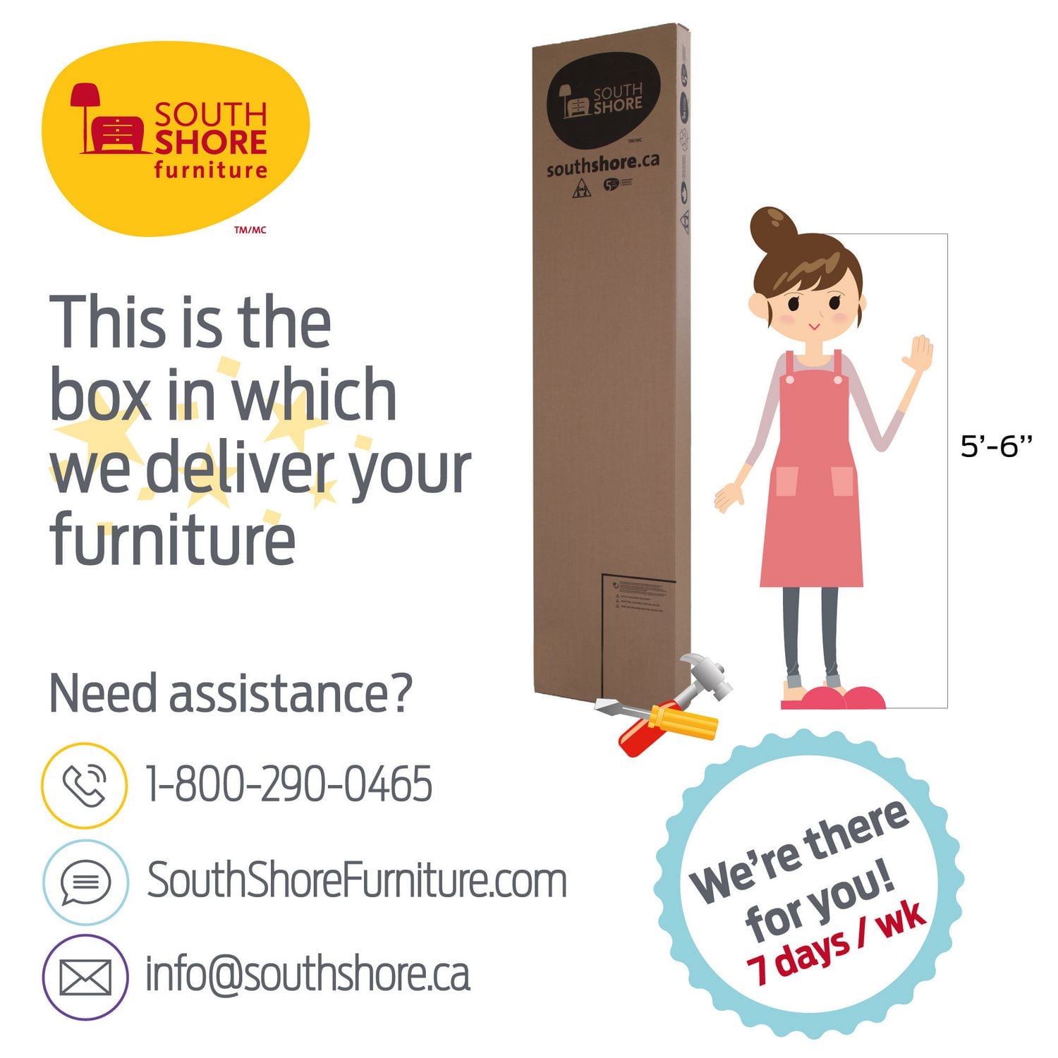 Lit rangement simple (39") 3 tiroirs Callesto, Blanc solide de Meubles South Shore