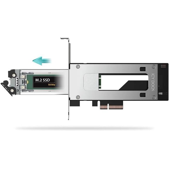 Cremax MB840M5P-B AC Removable M.2 NVMe SSD to PCIe 5.0x4 Rack Enclosure