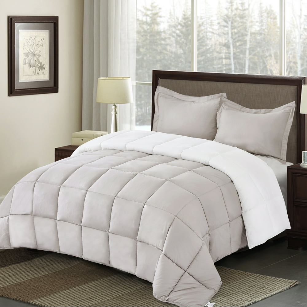 AllSeason Reversible Down Alternative Quilted Comforter (1 Piece