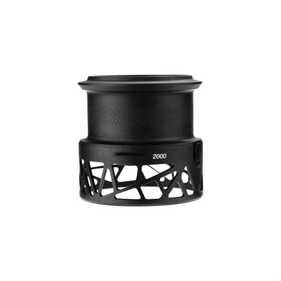 Bobine de Rechange pour Moulinet de Pêche en Carbone 1000 2000 3000 Léger Bobine Peu Profonde 4000 Standard Remplacement de Bobine Profonde, Cadre Squelettique en Aluminium Rigide
