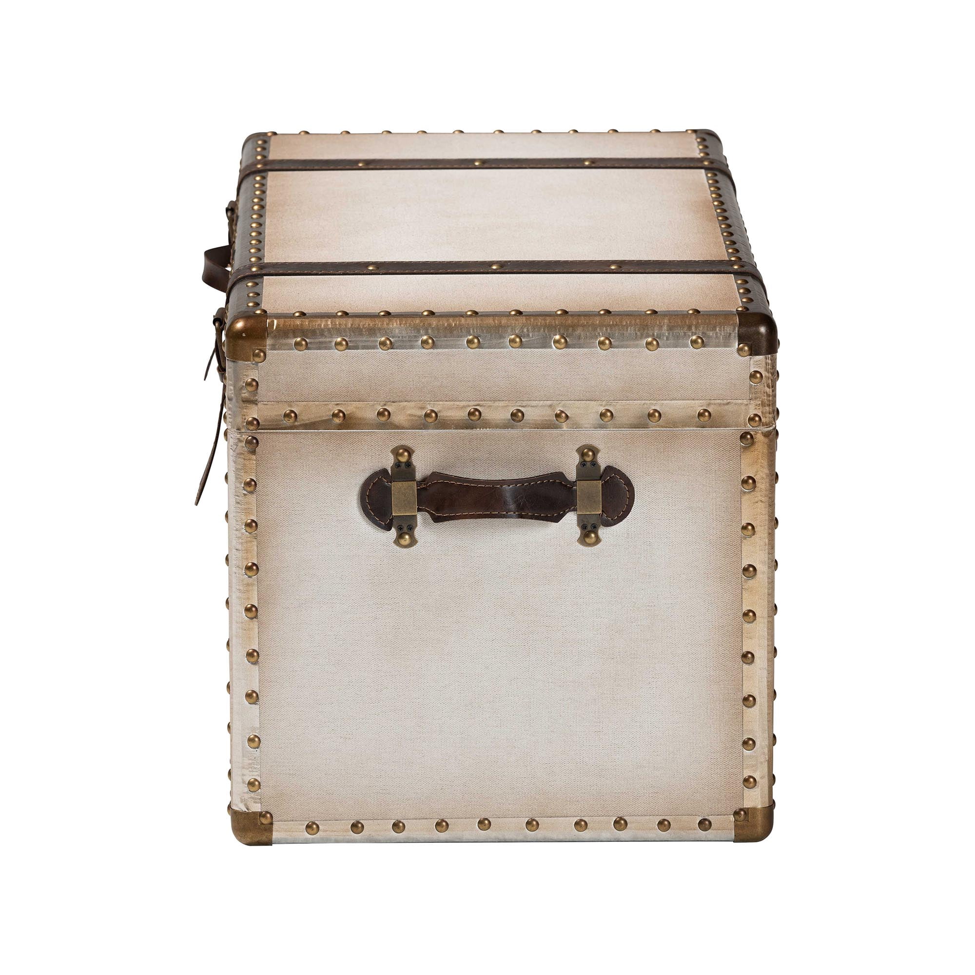 Baxton Studio Nevio Vintage Storage Trunk, Black