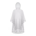 thumbnail image 2 of Totes Children's Clear Rain Poncho, Lightweight, Reusable, Packable, 2 of 7