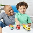 thumbnail image 3 of Mighty Express, Rescue Red Push and Go Toy Train with Cargo Car, Kids Toys for Ages 3 and up, 3 of 7