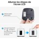thumbnail image 3 of Eye-Caring LED Desk Lamp USB Port with Pen Holder/Time/Calendar Display 3 Levels Dimmable10W, 3 of 5