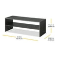 thumbnail image 7 of Whitmor Stackable 31" Extra Wide 2 Tiers, 9-Pair of Shoes Closet Storage Organizer, Espresso, 7 of 7