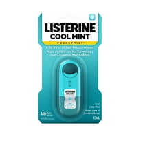 Listerine Pocketmist Cool Mint Oral Care Mist for Bad Breath, 7.7 ml