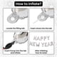 thumbnail image 3 of Globos 2025, globos con números, globos plateados 2025, globos grandes de papel de aluminio con texto "Happy New Year" para suministros para la fiesta de Nochevieja 2025, 3 of 5