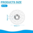 thumbnail image 2 of 1 Inch Insulation Washers, 50pcs 25mm Metal Insulation Washers Foam Board Fasteners Perforated Plaster Washers Galvanized Steel for Foam Board Fixing Fastening Wall, 2 of 7