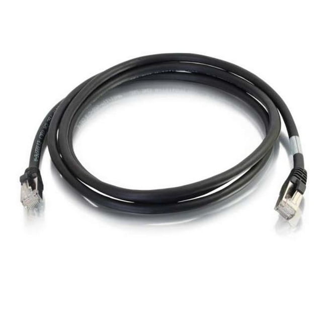 Câble de Patch Réseau Ethernet Sans Accroc Cat6 6 Pieds - Noir
