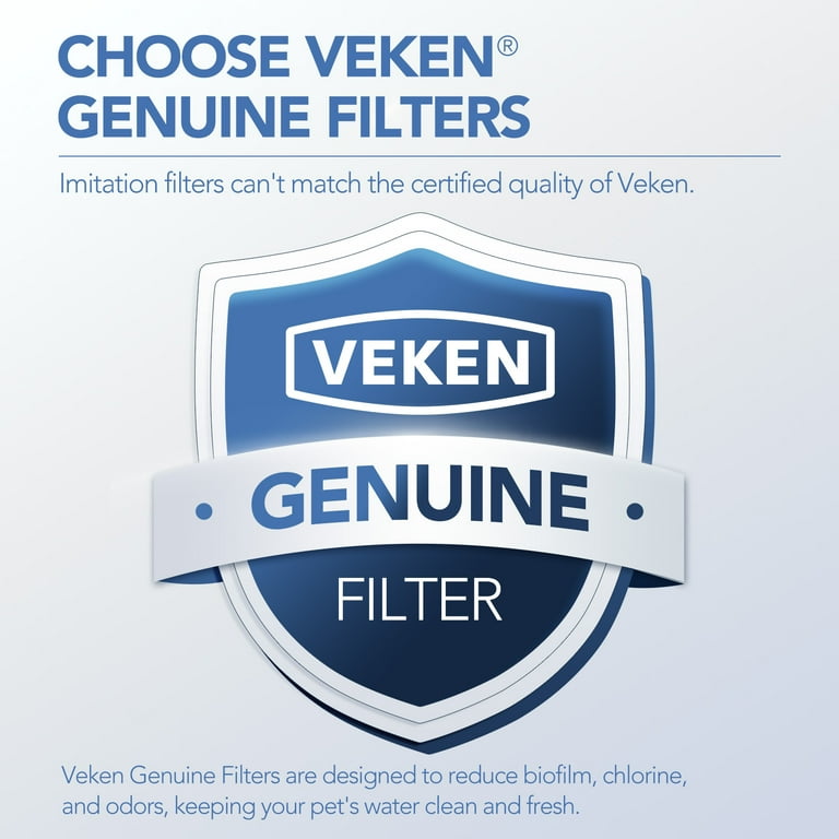 Veken Cat Fountain Filters, 8-Pack Replacement Set photo 2