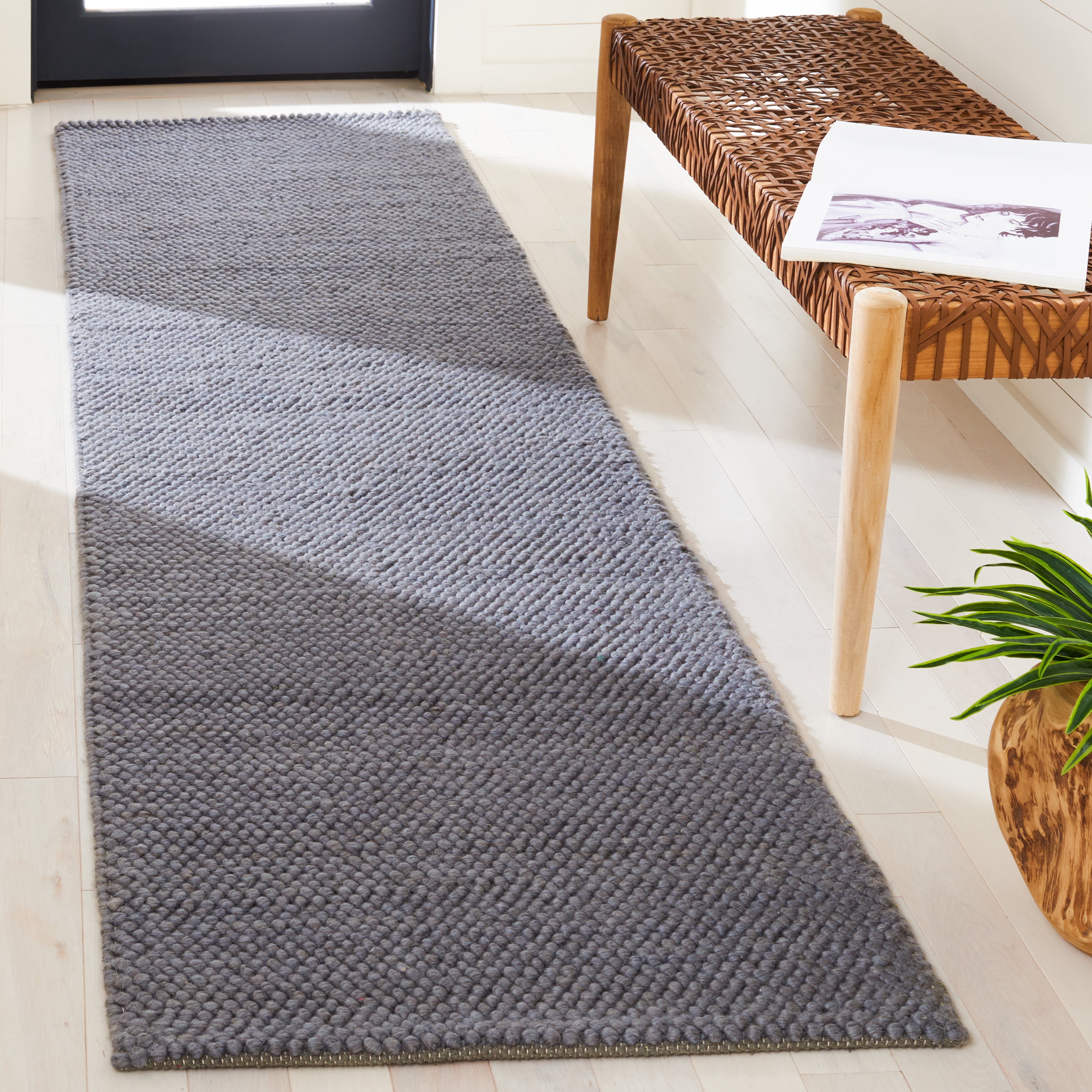 Safavieh Natura Willoughby Distressed Runner Rug, Dark Gray, 2'3" x 5'