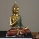 thumbnail image 5 of Estatua de Buda Sakyamuni Estatua de Buda Meditación Decoración para Escultura religiosa Budismo Hindú Fengshui Estatuilla para vino pequeña sala Zen Habitación , sola sola mano arriba Magideal Estatua de Buda, 5 of 7