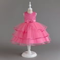 thumbnail image 6 of Esaierr Kids Girls Dresses Flower 2-10Y Girl Dresses for Wedding Baby Girls Sequin Dress Tulle Dress Girls Wedding Guest Dress Girls Tutu Dress Party Dresses for Toddlers Girls Birthday Dress, 6 of 7