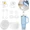 white, variant on 9pcs Silicone Spill Proof Stopper Set for Stanley Cup 6pcs Silicone Spill Proof Stopper,2pcs Straw Cover Cap,1pcs Silicone Boot