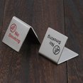 thumbnail image 4 of Jikaix No Smoking Sign Stainless Steel Double Sides Noticeable Clear Printed Stable Non-smoking Warning Sign For Restaurant, 4 of 5