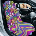 thumbnail image 2 of XYZCANDO Hippie Florals Seat Cover Towel Sweat Towels Car Seats Cover for Gym Workout Running Swimming Beach and Hiking Comfortable Stain Resistant Seat Cushion Protection, 2 of 7