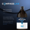 thumbnail image 3 of Methylene Blue 1% Compass Laboratory | USP-Grade Methylthioninium Chloride Liquid | High Purity Dietary Supplement for Brain Function & Cognitive Health | No Formaldehyde 237ml Glass Bottle, 3 of 11