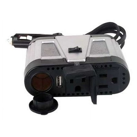 Intec Universal 150-Watt Power Inverter (2 Outlets & USB Support)