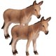 thumbnail image 1 of 2 piezas de modelo de burro de escritorio, decoración de burro de pie, juguete de animal de granja, modelo de burro, 1 of 8