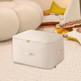 thumbnail image 4 of Hearth & Gear The Material For Home Textile Storage Has A Wide Range Of Uses And Is Designed To Space Blanket Storage Organizer Large Foldable Storage with Lids Cloth Container Organize 13x13 Storage, 4 of 7